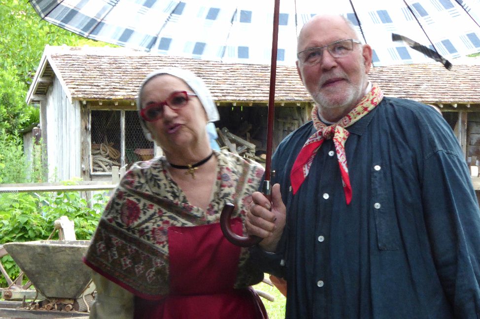 En fin de journe, le parapluie nous protge